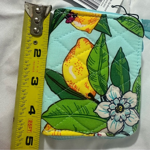 Vera Bradley | Petite Zip-Around Wallet w/RFID Protection | Lemon Grove | NWT - Picture 7 of 7